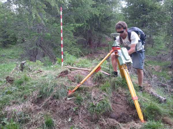 Enlarged view: Geodetic project course 2015, Engadin