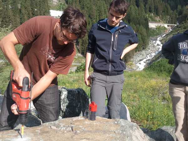Enlarged view: Geodetic project course 2015, Engadin
